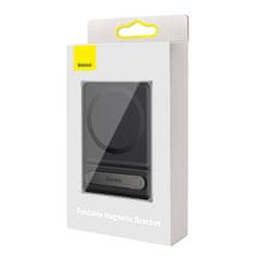 BASEUS zložljivo magnetno stojalo za iPhone MagSafe (črno)