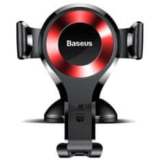 BASEUS Osculum avtomobilski gravitacijski nosilec za telefon (rdeč)