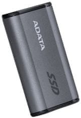 A-Data SE880 500 GB SSD / zunanji / USB 3.2 Type-C / 2000 MB/s branje/pisanje / Titanium Grey - robusten