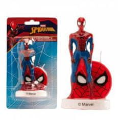 Dekora Figurica Spiderman za torto s svečo 9cm -