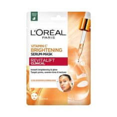 Loreal Paris Revitalift Clinical Vitamin C Brightening Serum-Mask osvetljevalna maska za obraz v robčku 26 g unisex
