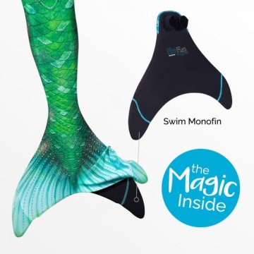 Fin Fun Kostum morske deklice OPAL s plavutjo