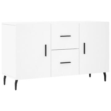 Vidaxl Komoda bela 100x36x60 cm inženirski les