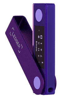 Ledger Nano X denarnica za Bitcoin in druge kriptovalute, vijolična