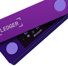 Ledger Nano X denarnica za Bitcoin in druge kriptovalute, vijolična