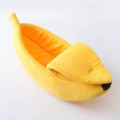 Northix Mačja košara v obliki banane 
