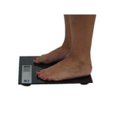 Kela Digitalna steklena osebna tehtnica črna do 150 kg GRAPHITO KL-21298