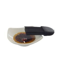 Kela Ščetka RONDO, nerjaveče jeklo, silikon, črna KL-15931