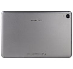 Umax tablični računalnik VisionBook 10T LTE/ 10,1" IPS/ 1920x1200/ T610/ 4GB/ 64GB Flash/ USB-C/ SD/ micro SIM/ Android 12/ siva