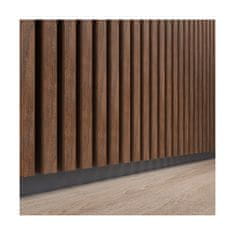 LAMEO Akustični leseni paneli, oreh, 30x275cm (0.82 m²)