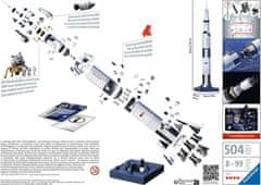 Ravensburger 3D puzzle Saturn V Space Rocket 504 kosov