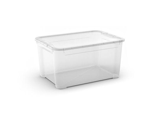 Curver Škatla za shranjevanje Tbox, 47l, transparent
