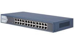 Hikvision Stikalo DS-3E0524-E(B)/ 24x port/ 10/100/1000 Mbps RJ45 portov/ 48 Gbps/ napajanje 220 VAC, 0,7 A