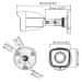 Hikvision HiWatch turbo HD kamera HWT-B150-M/ Bullet/ ločljivost 5 milijonov pik/ objektiv 2,8 mm/ zaščita IP66/ IR do 20 m/ kovina