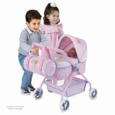 DeCuevas 86051 Moj prvi voziček za punčke s torbo GALA 2023 - 56 cm