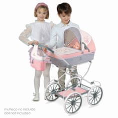 DeCuevas 80086 Zložljivi voziček za lutke s torbo FUNNY 2023 - 81 cm