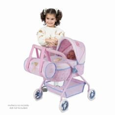 DeCuevas 86051 Moj prvi voziček za punčke s torbo GALA 2023 - 56 cm