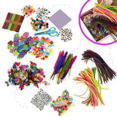 WOWO Crafts for Kids - Ustvarjalni komplet za ustvarjanje za otroke - 1200 elementov