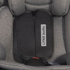 Lorelli Avtosedež LYNX ISOFIX 0-36 KG BLACK&GREY