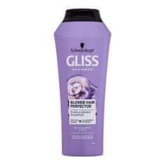 Schwarzkopf Gliss Blonde Hair Perfector Purple Repair Shampoo 250 ml obnovitveni vijolični šampon za odstranjevanje rumenih odtenkov za svetle lase za ženske
