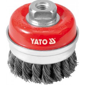 YATO Žična krtača M14 x 75 mm INOX