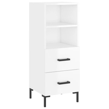 Vidaxl Komoda 34,5x34x90 cm inženirski les
