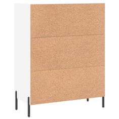 Vidaxl Komoda bela 69,5x34x90 cm inženirski les