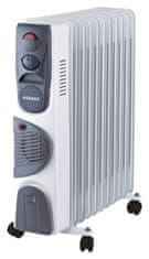 VORNER VRF11-0579 električni oljni radiator 11 reber, 2900 W - odprta embalaža