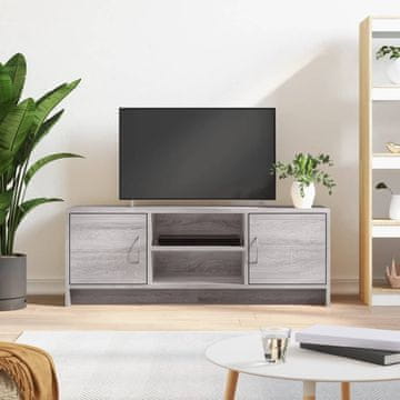 Vidaxl vidaXL TV stojalo, sivo, hrast sonoma, 102 x 30 x 37,5 cm