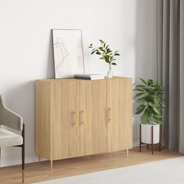 Vidaxl vidaXL Omarica, hrast sonoma, 90x34x80 cm, material na osnovi lesa