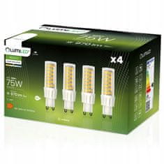 LUMILED 4x LED žarnica G9 CAPSULE 10W = 75W 970lm 4000K Nevtralno bela 360°