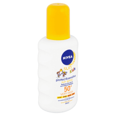 Nivea Sun Kids Spray SPF 50+ (Sensitive Protect &amp; Care Sun Spray) 200 ml