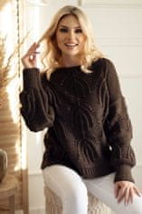 PeeKaBoo Klasičen ženski pulover Sebnem rjava Universal