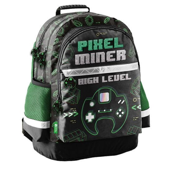 Paso Šolski nahrbtnik s tremi predelki Game