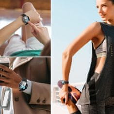 Tech-protect Defense ovitek z zaščitnim steklom za Samsung Galaxy Watch 6 40mm, prozoren