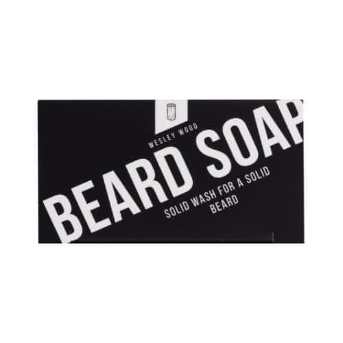 Angry Beards Beard Soap Wesley Wood trdo milo za čiščenje brade za moške