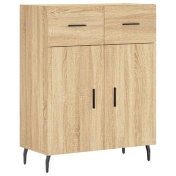 Vidaxl Komoda sonoma hrast 69,5x34x90 cm inženirski les