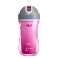 Chicco Športni termo vrč s slamico 266 ml roza 14m+