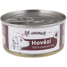 All Animals cons. za pse mleto goveje meso 100g