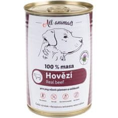 All Animals govedina v konzervi za pse 400g