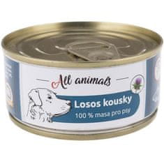 All Animals cons. za pse kosi lososa 90g