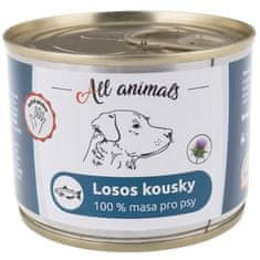 All Animals cons. za pse kosi lososa 200g