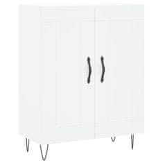 Vidaxl Komoda bela 69,5x34x90 cm inženirski les