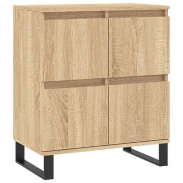 Vidaxl Komoda sonoma hrast 60x35x70 cm inženirski les