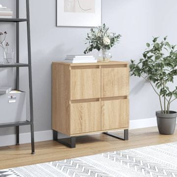 Vidaxl vidaXL Predalnik, hrast sonoma, 60x35x70 cm, material na osnovi lesa