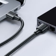 Ugreen Prilagodljiv fleksibilen kabel USB 2.0 480Mbps 3 m črn
