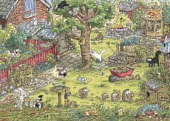 Heye 1000-delna sestavljanka Simon's Cat: Garden Adventure