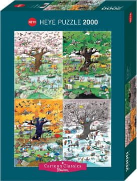 Heye Puzzle Cartoon Classics: Four Seasons 2000 kosov