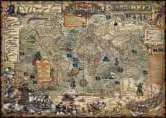 Heye Puzzle Map Art: World of Pirates 2000 kosov