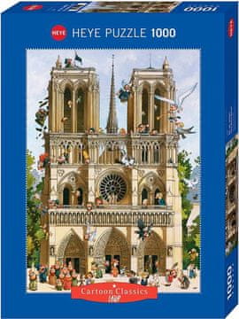 Heye Puzzle Cartoon Classics: Naj živi Notre Dame 1000 kosov